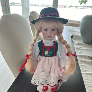 Doll- Handmade collectible doll from Switzerland by Edeltraut Hofmann GmbH & Co